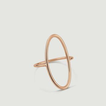 推荐Ellipse Ring Pink Gold Ginette NY商品