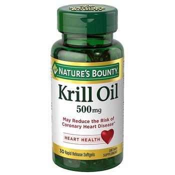 商品Red Krill Oil 500mg, Softgels,商家Walgreens,价格¥99图片