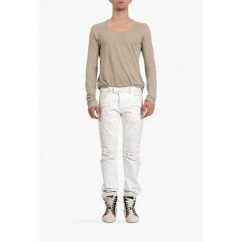 Balmain是什么牌子, Balmain | White Biker Destroyed Denim Jeans商品图片 3.1折