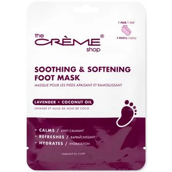 The Creme Shop | Soothing & Softening Foot Mask, 3-Pk.,商家Macy's,价格¥90