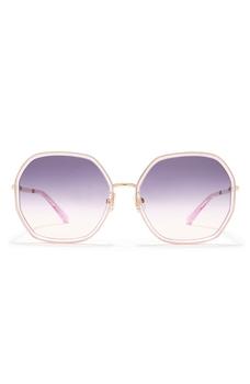 kate spade nicola, Kate Spade | nicola 58mm square sunglasses商品图片 3.3折