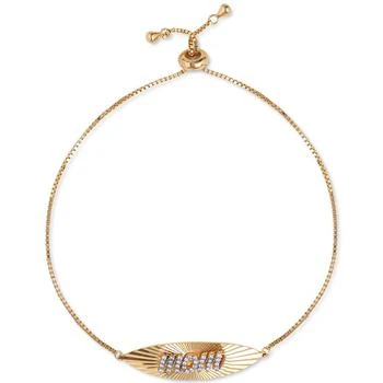 Giani Bernini | Cubic Zirconia Mom Bolo Bracelet in 18k Gold-Plated Sterling Silver, Created for Macy's,商家Macy's,价格¥393
