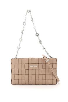 Miu Miu | Miu Miu Woven Pochette Bag商品图片,5.2折