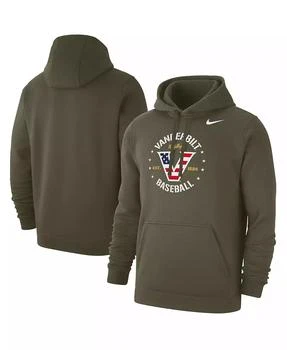 NIKE | Men's Olive Vanderbilt Commodores Baseball Military Appreciation Pullover Hoodie,商家Macy's,价格¥561