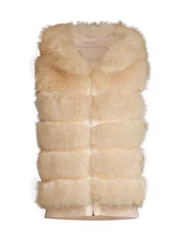 推荐Reversible Fox Faux Fur Vest商品