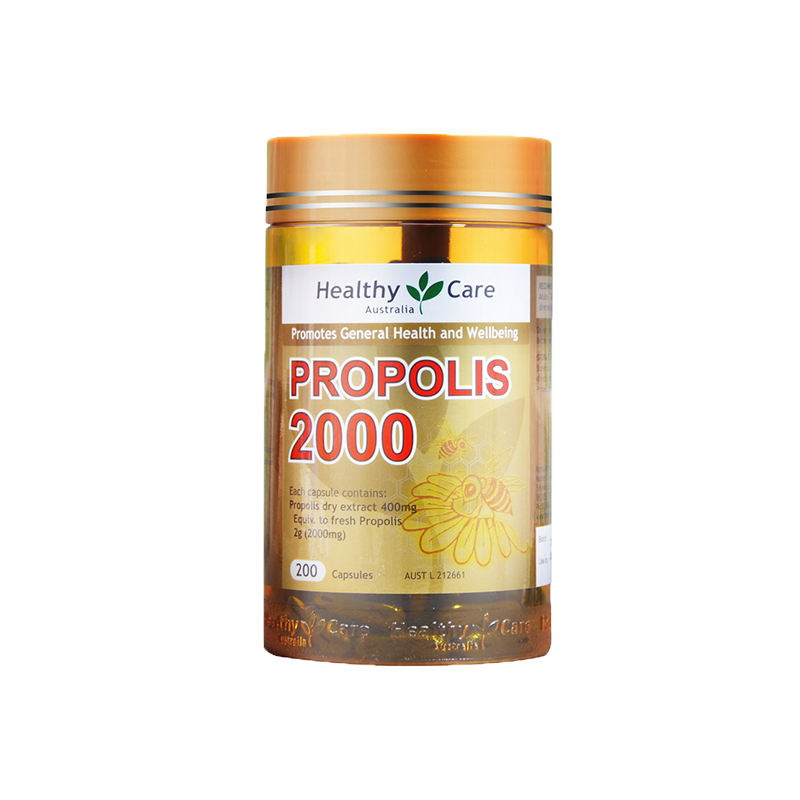 Healthy Care | 澳洲Healthy Care Propolis 蜂胶软胶囊200粒 2000mg*3商品图片,额外8折, 包邮包税, 额外八折