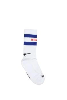 Vetements | Socks Cotton White Blue Navy,商家Wanan Luxury,价格¥514