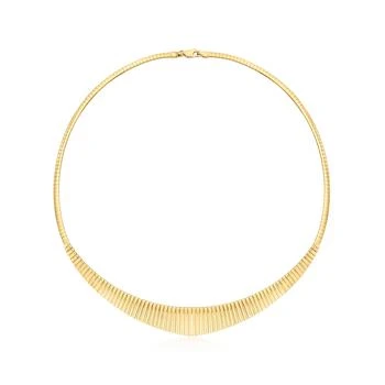 Ross-Simons | Ross-Simons Italian 18kt Gold Over Sterling Graduated Cleopatra Necklace 7.5折, 独家减免邮费