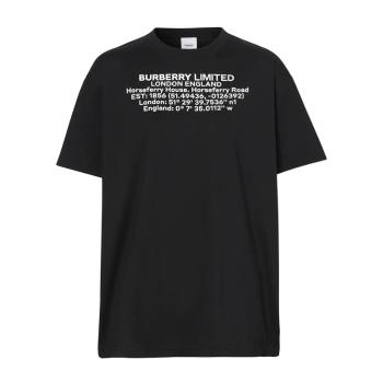 巴宝莉t恤真假, Burberry | Burberry 博柏利 黑色女士短袖T恤 8024628商品图片 满$100享9.5折, 满折