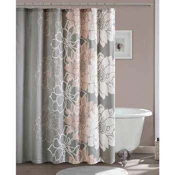 Madison Park | Lola Floral Cotton Shower Curtain, 72" x  72",商家Macy's,价格¥412