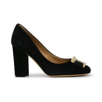 推荐SALVATORE FERRAGAMO 女士黑色高跟鞋 0597707商品