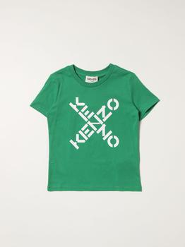 推荐Kenzo Junior cotton t-shirt with logo商品