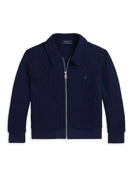 Ralph Lauren | Little Boy's & Boy's Cable-Knit Jacket,商家Saks Fifth Avenue,价格¥587