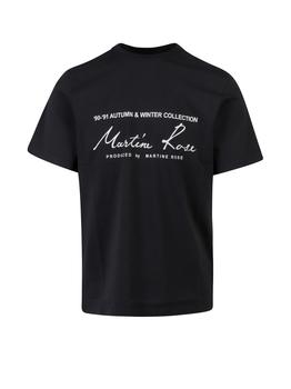 推荐Martine Rose Logo Printed Crewneck T-Shirt商品