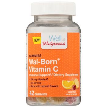 商品Wal-Born | Vitamin C Immune Support Gummies, 250 mg,商家Walgreens,价格¥92图片