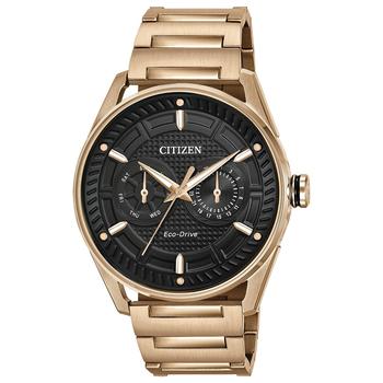 Citizen | Drive from Citizen Eco-Drive Men's Rose Gold-Tone Stainless Steel Bracelet Watch 42mm商品图片,6折