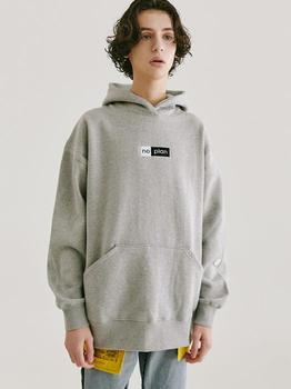 DON'T ASK MY PLAN | No Plan Box Logo Hoodie 4.0 Gray商品图片,