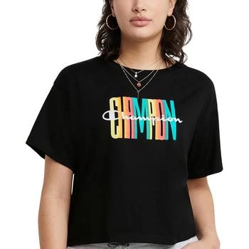 推荐Champion Womens Graphic Cropped Shirts & Tops商品