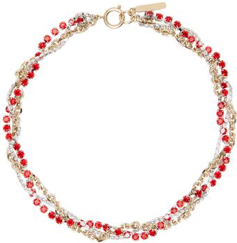 SSENSE Exclusive Gold & Red Lola Choker product img