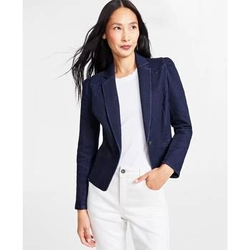 推荐Women's Puff-Sleeve Blazer, Created for Macy's商品