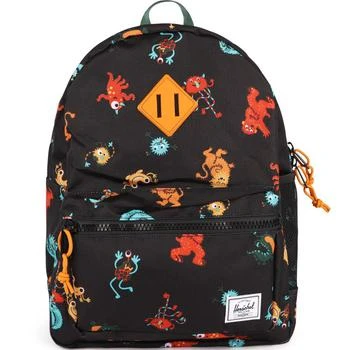 Herschel Supply | All over funny creatures black backpack front pocket,商家BAMBINIFASHION,价格¥613