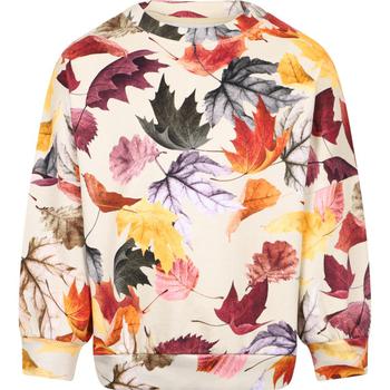 推荐Falling leaves organic sweatshirt in light yellow商品