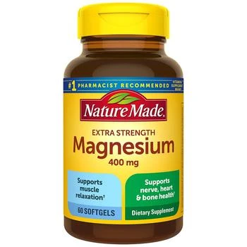Nature Made | Extra Strength Magnesium Oxide 400 mg Softgels,商家Walgreens,价格¥147