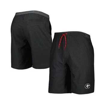 Columbia | Men's Charcoal Georgia Bulldogs Twisted Creek Omni-Shade Omni-Shield Shorts 独家减免邮费