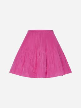 RED Valentino | Pleated miniskirt商品图片,