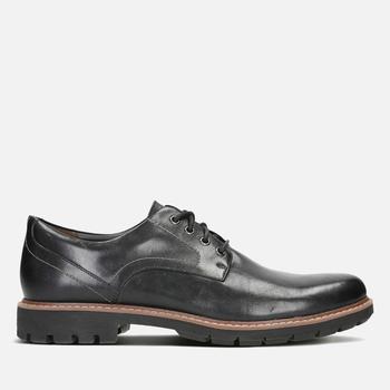 商品Clarks Men's Batcombe Hall Leather Derby Shoes - Black图片