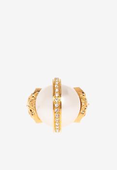 商品Versace | Medusa Pearl and Crystal Ring,商家Thahab,价格¥3269图片