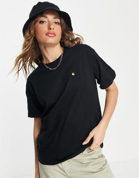 推荐Carhartt WIP chase boxy t-shirt in black商品