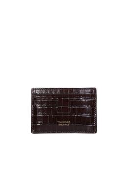 tom ford海淘, Tom Ford | TOM FORD SLIM MODEL TOM FORD LEATHER CARDHOLDER; AN INDISPUTABLE MUST-HAVE FOR LOVERS OF THE MAISON商品图片 7.4折