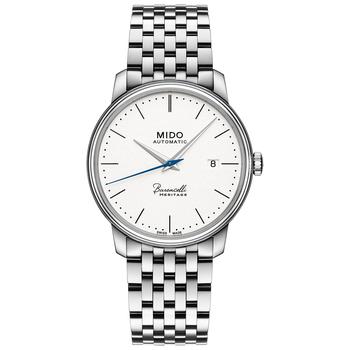 MIDO | Men's Swiss Automatic Baroncelli III Heritage Stainless Steel Bracelet Watch 39mm商品图片,