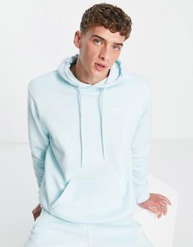 essentials hoodie, Adidas | adidas Originals Trefoil Essentials logo hoodie in pastel blue商品图片 