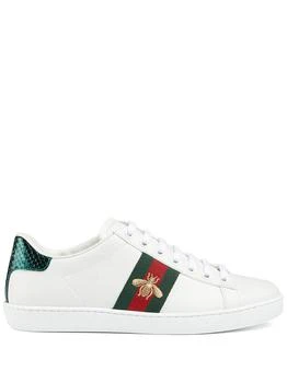 Gucci | ACE LEATHER SNEAKERS 6.8折