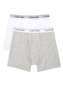 商品Calvin Klein | Boy's 2-Piece Boxer Briefs Pack,商家Saks OFF 5TH,价格¥73图片