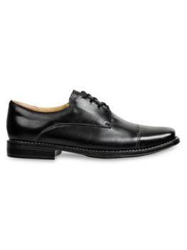 推荐​Maxwell Leather Cap Toe Derby Shoes商品