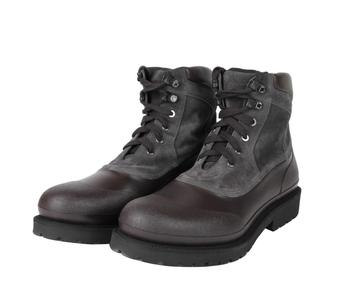 菲拉格慕男鞋男鞋, Salvatore Ferragamo | Salvatore Ferragamo Rubber Suede Ankle Boots商品图片 7.9折