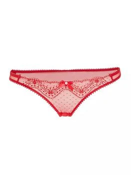 L'Agent by Agent Provocateur | Yuma Embroidered Mesh Brief 