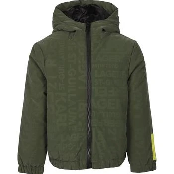 推荐Monogram all over padded jacket in khaki商品