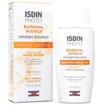 商品ISDIN | ISDIN Eryfotona Actinica Daily Lightweight Mineral SPF 50+ Sunscreen 3.4 oz,商家Dermstore,价格¥459图片