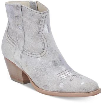 推荐Dolce Vita Womens Silma Cow Fur Block Heel Cowboy, Western Boots商品