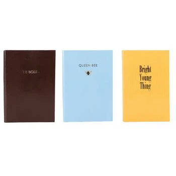 Sloane Stationery | The boss queen bee and bright young notebooks set in brown blue and yellow,商家BAMBINIFASHION,价格¥718