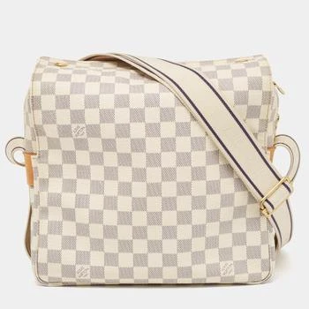 [二手商品] Louis Vuitton | Louis Vuitton Damier Azur Canvas Naviglio Crossbody Bag 6.6折