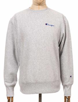 推荐Champion Reverse Weave Script Logo Sweatshirt - LOXGM Light Grey Colo商品
