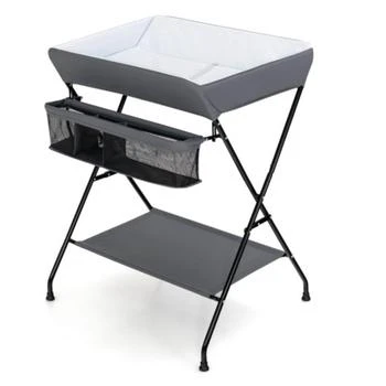 Hivvago | Baby Storage Folding Diaper Changing Table-Gray,商家Premium Outlets,价格¥587