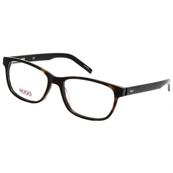 Hugo Boss | Hugo Men's Eyeglasses - Clear Lens Dark Havana Rectangular Frame | HG 1115 0086 00 2.5折×额外9折x额外9折, 额外九折
