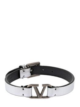 推荐Rockstud Leather Belt Bracelet商品