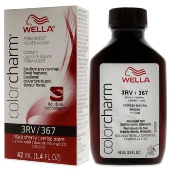 Wella | Color Charm Permanent Liquid Haircolor - 367 3RV Black Cherry by Wella for Unisex - 1.4 oz Hair Color,商家Premium Outlets,价格¥141